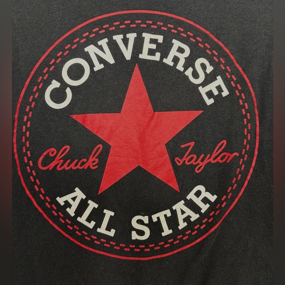 Converse Chuck Taylor All Star Black Graphic T-Shirt - XS men - Picture 3 of 6